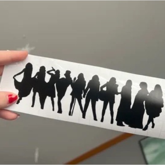 Taylor Swift The Eras Adhesive Decal - Picture 1 of 1